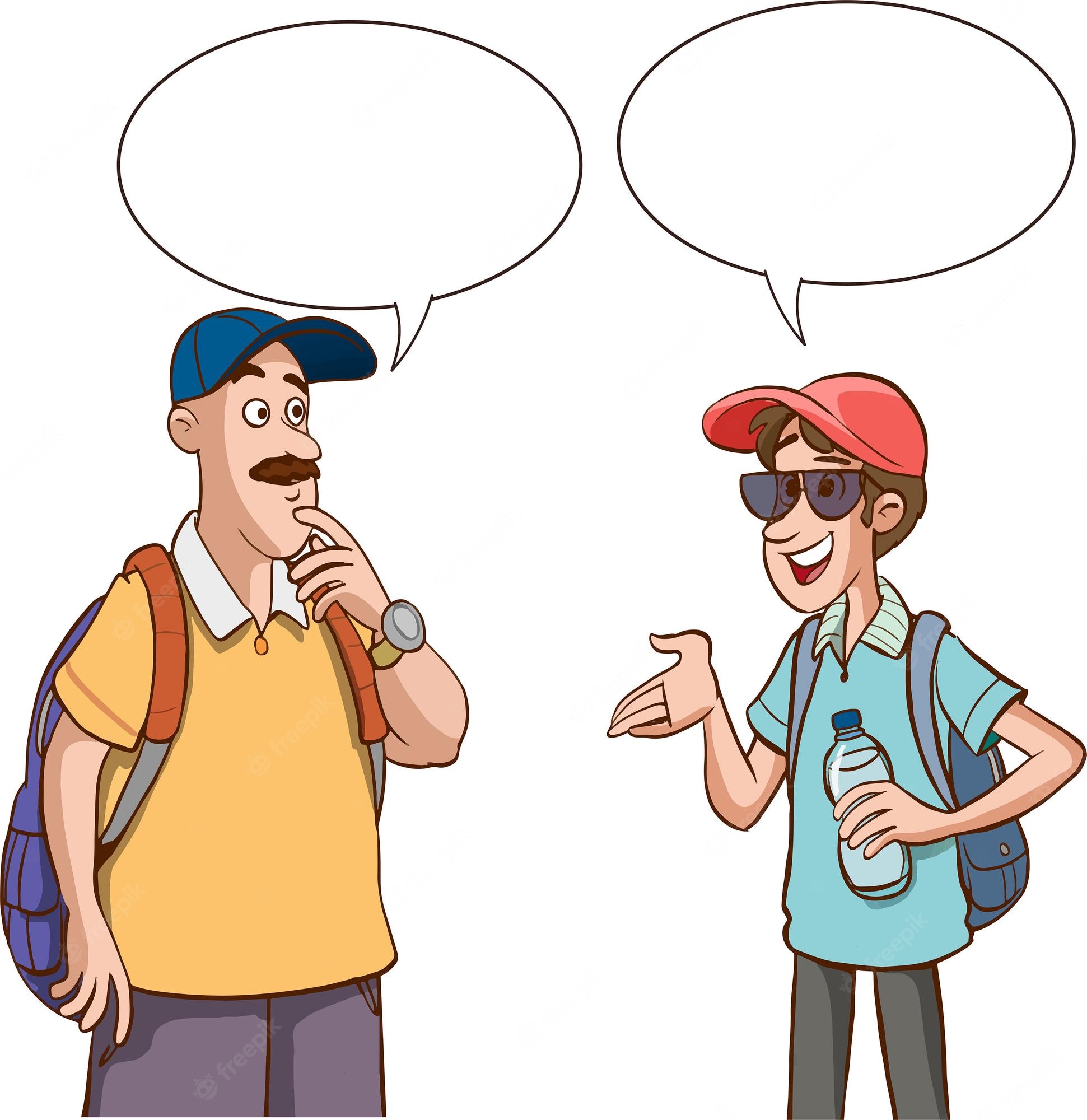 Two People Talking Clipart Perfect For Conversational Design Two People Talking Clipart Perfect For Conversational Design