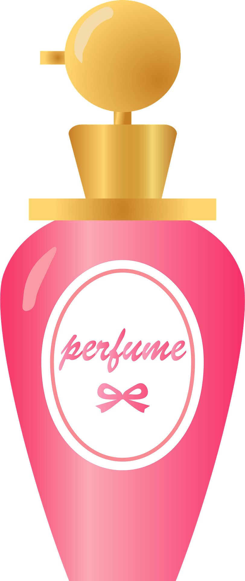 Elixir of love. Magic pink perfume bottle with hearts pheromone - Clip ...