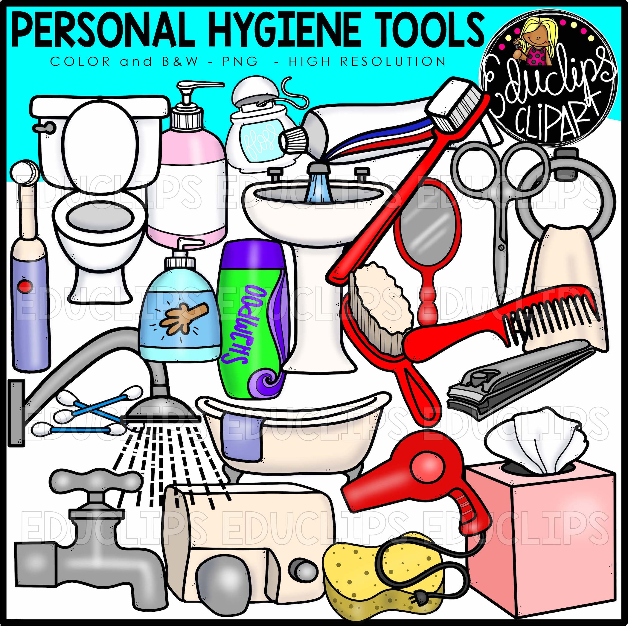 personal hygiene - Clip Art Library