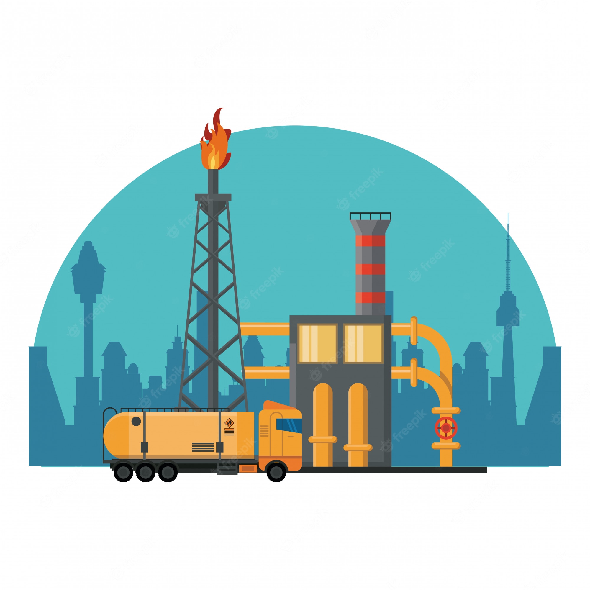 Refinery Clipart