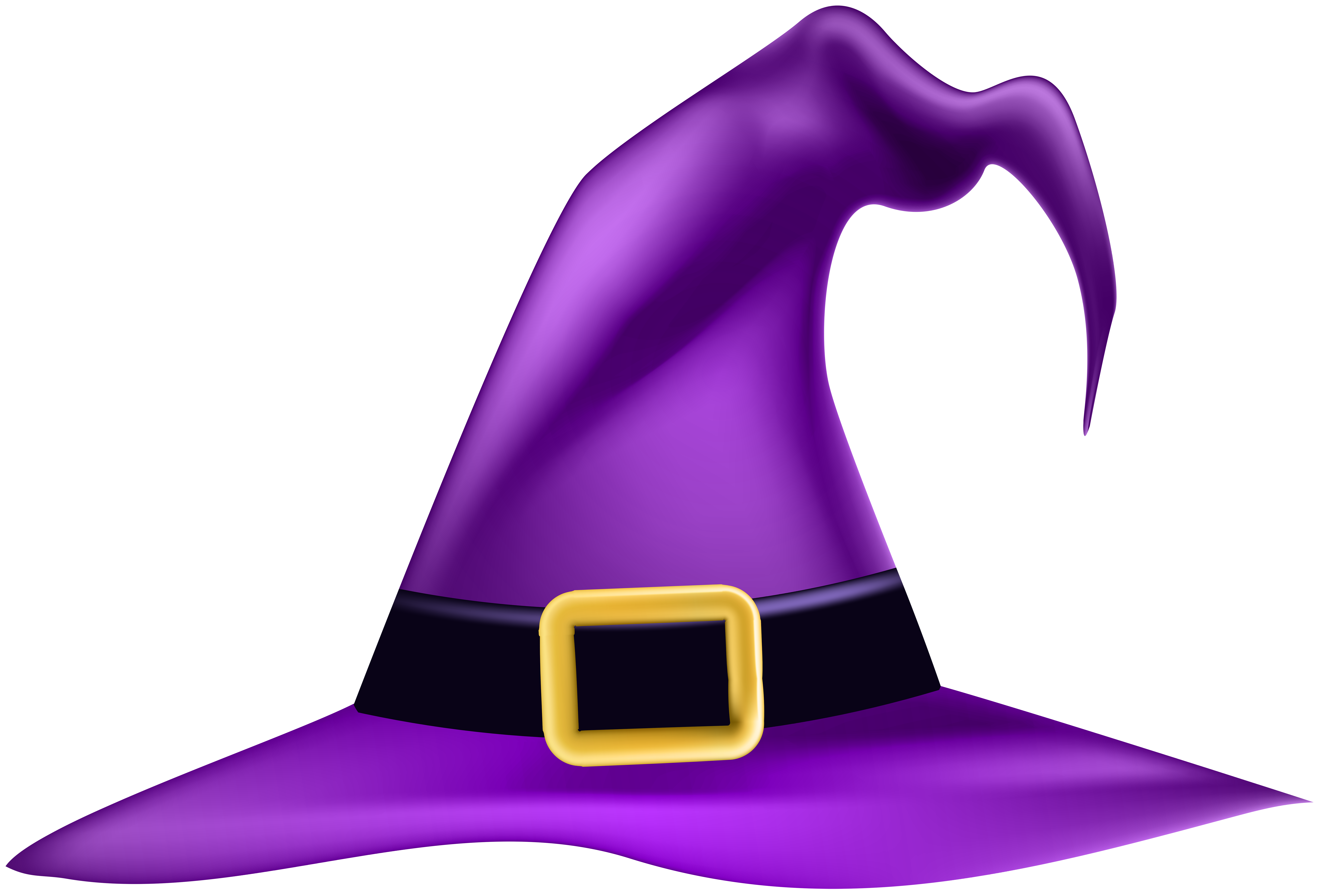 Purple Witch Hat - Festive Halloween Costume Accessory