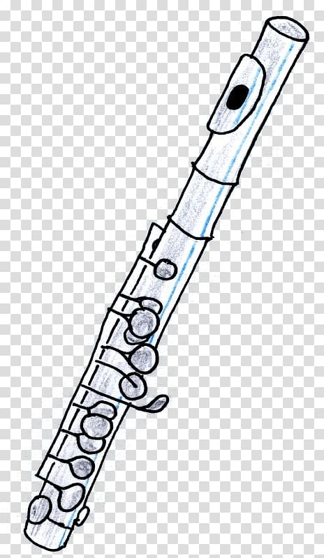 Flute Illustration - Free Transparent PNG for Music Education & Design
