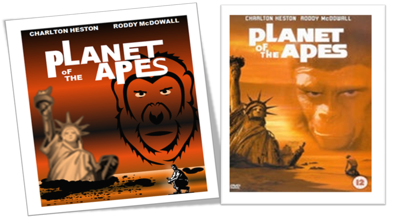 Planet of the Apes (1968) Movie Poster Variants - Classic Sci-Fi Film Covers