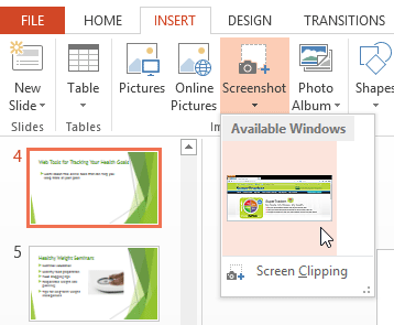 How to Insert Screenshots in Microsoft PowerPoint