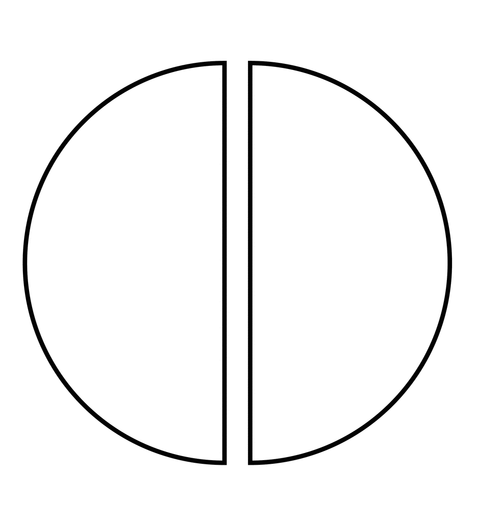 Половина 2 3. Half circle. Second half circles. 2 Halves. Dividing pie Clipart.