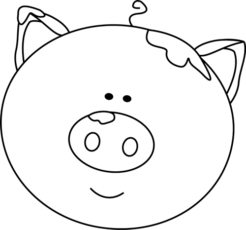 Free Cartoon Pig Coloring Page for Kids - Printable & Fun
