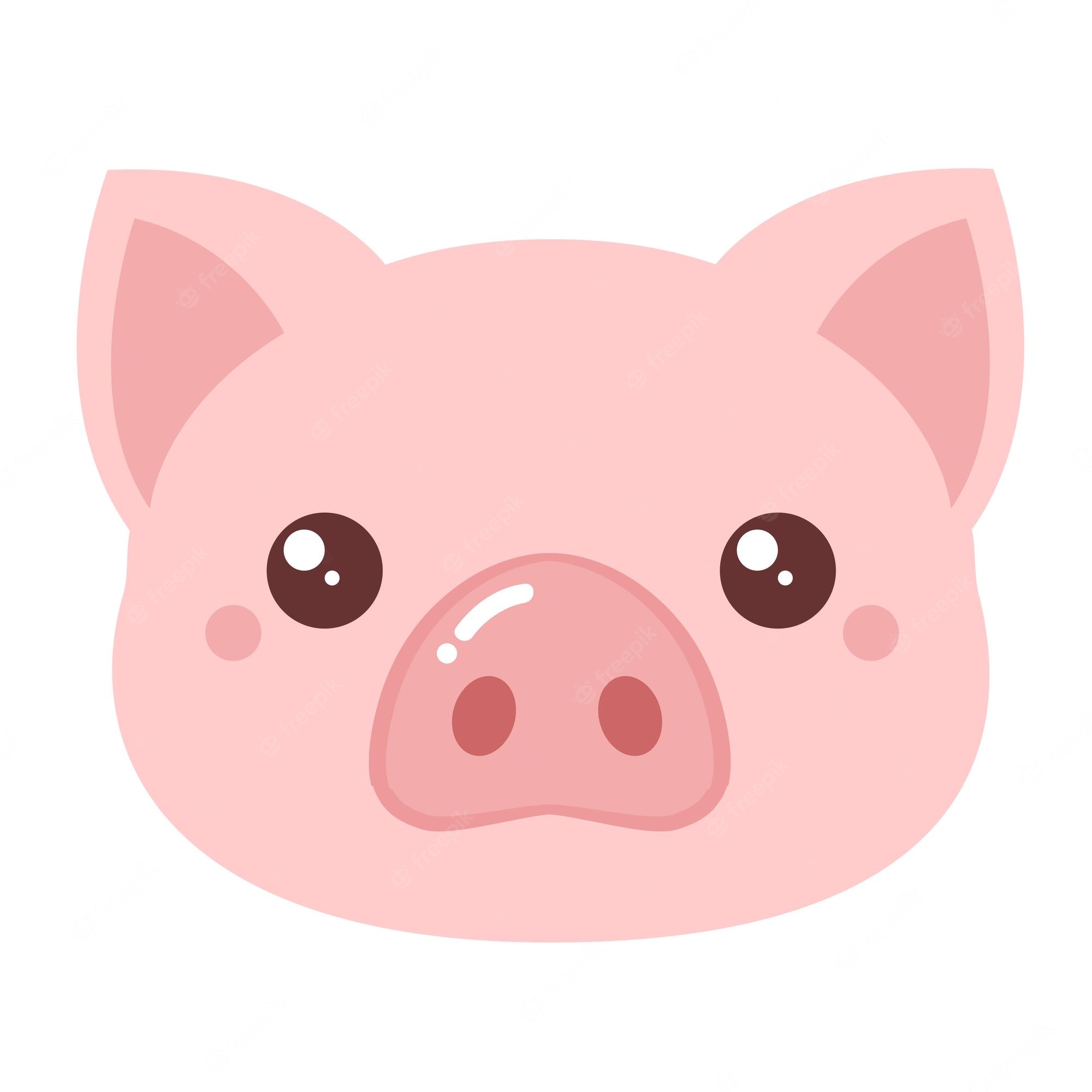 pig face - Clip Art Library