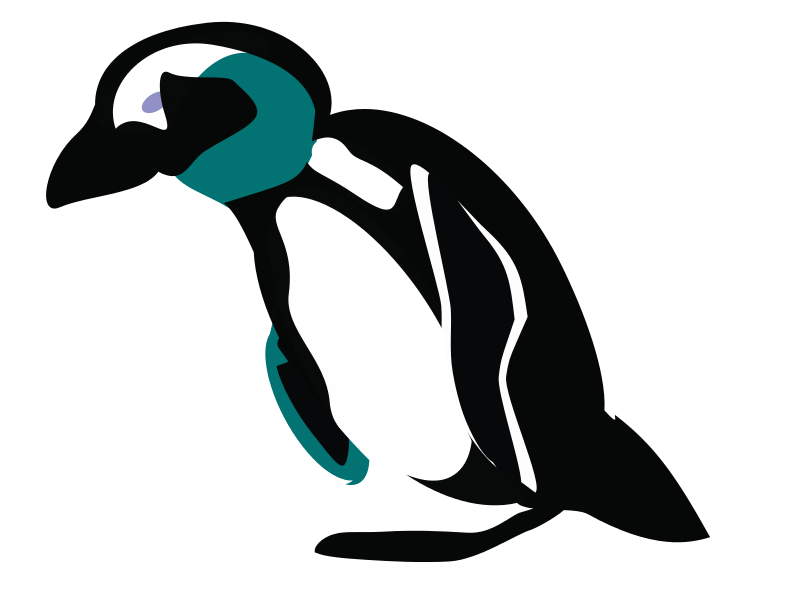 Cute Penguin Illustration - Free Vector Graphic for Wildlife & Education Sites