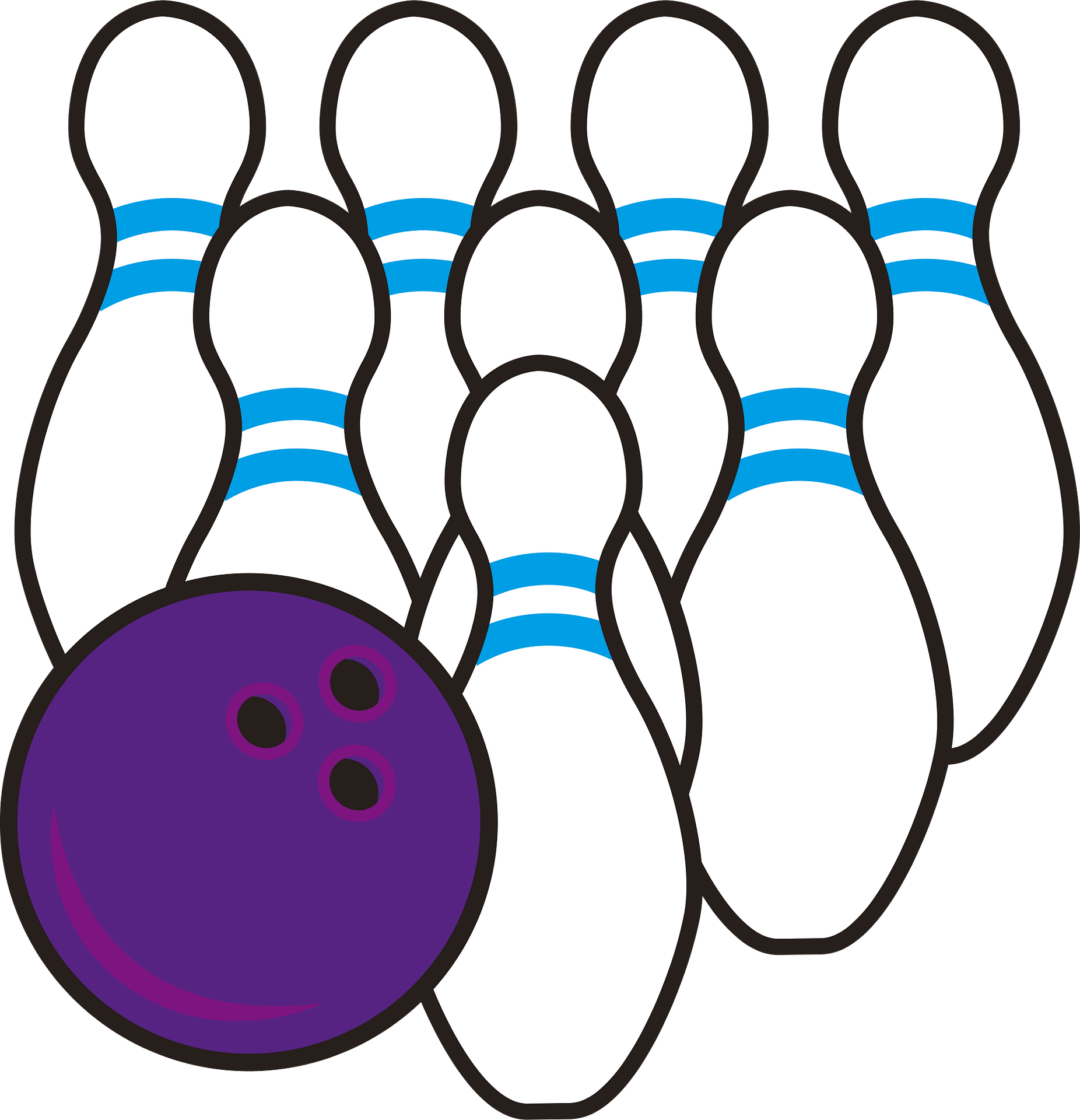 microsofts bowling - Clip Art Library