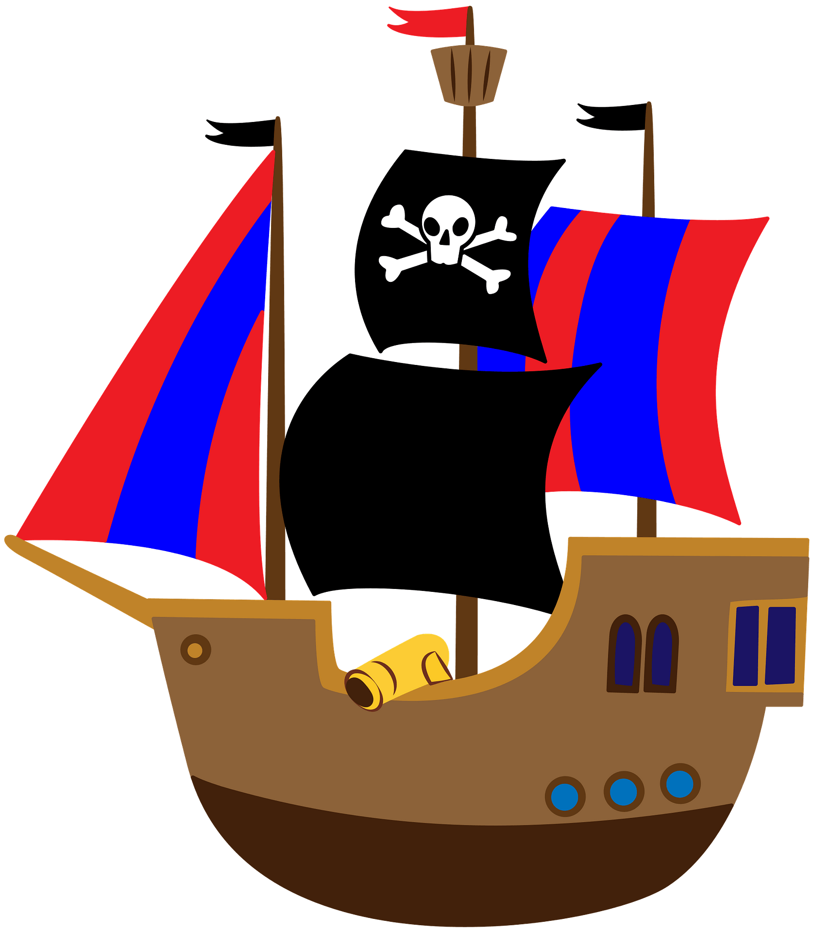 Pirate Ship Clip Art At Clkercom Vector Clip Art Online