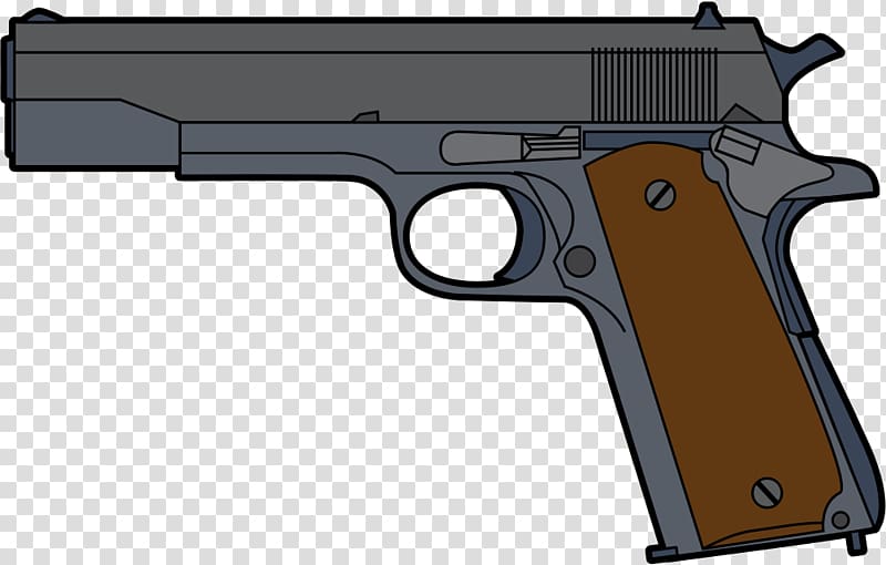 1911 Svg Pistol Graphic Gun Vector Handgun Clip Art Clipart Library