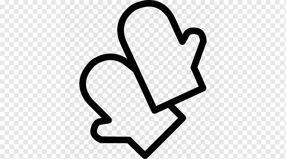 Oven Mitts Icon - Free Vector Illustration for Kitchen & Safety Design