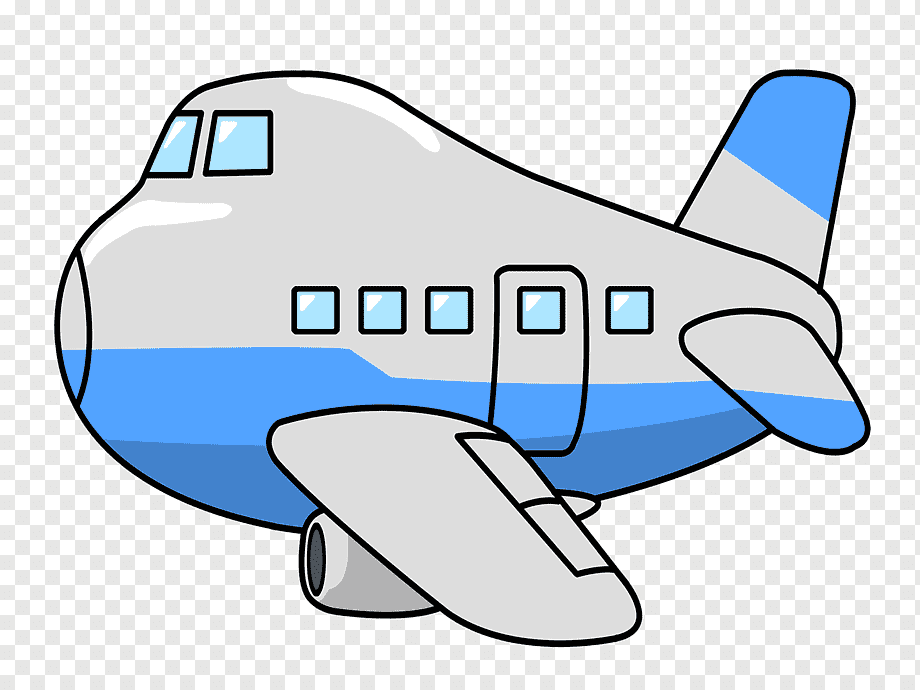 Friendly Cartoon Airplane Illustration for Kids & Educational Content