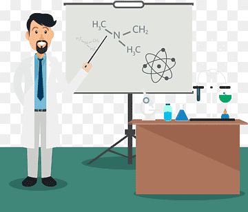 Chemistry Education Illustration - Molecular Structure & Atomic Theory Teaching Visual