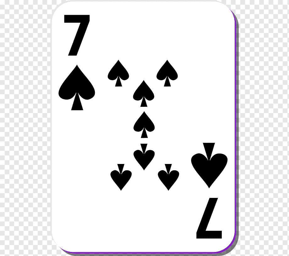 Seven of Spades Playing Card - High-Resolution Image & Symbolism