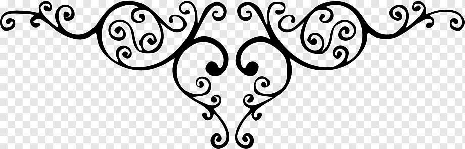 Ornate Scrollwork Border Design - Free Vector Clipart