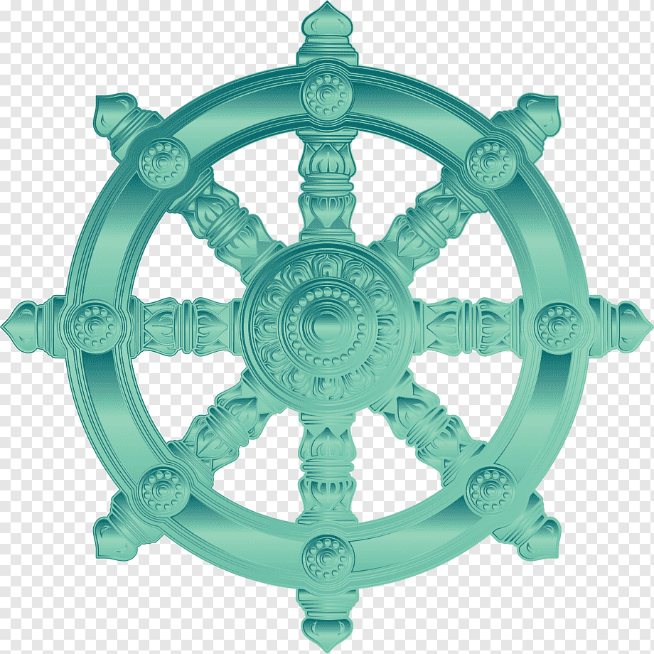 Dharmachakra - The Buddhist Wheel of Dharma Symbol | Sacred Iconography