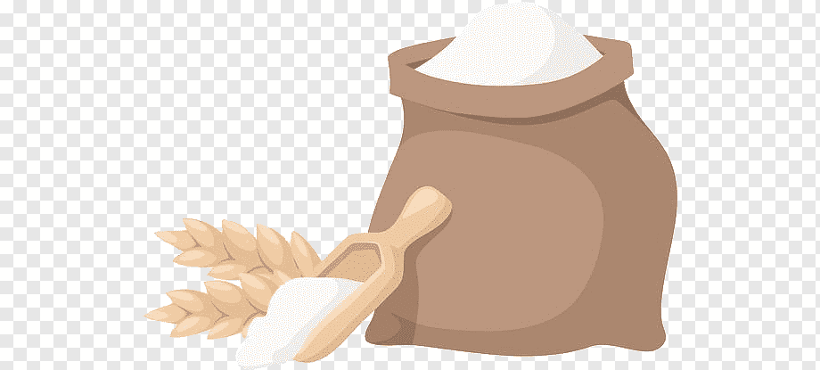 Flour Bag Vector Art PNG, Earthy Yellow Bagged Flour Clipart - Clip Art ...