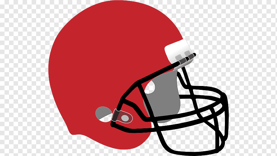 Red Football Helmet Illustration - Free PNG Clipart for Sports Design