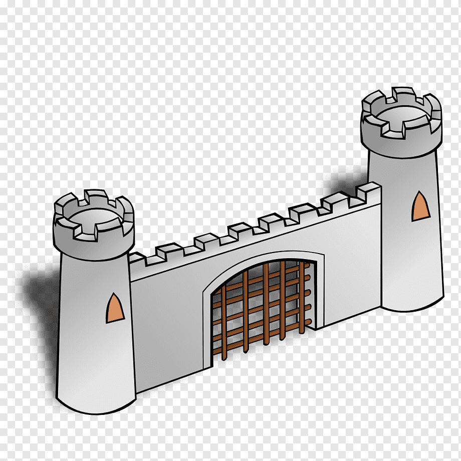 Medieval Castle Illustration - Free Clipart for Fantasy & Educational Use