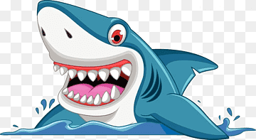 Fun Shark Illustration for Kids’ Educational Content & Marine Themes