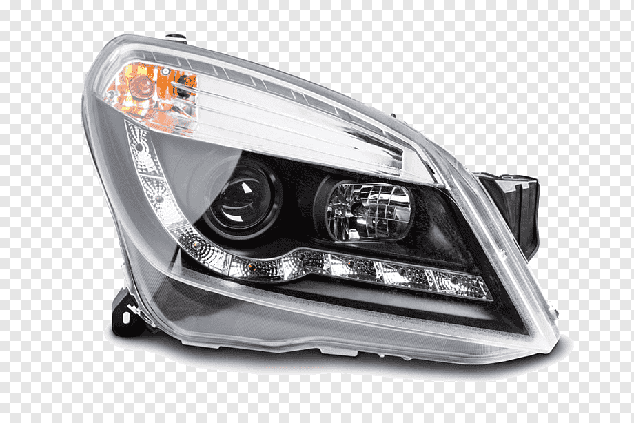 Car Head Lights Stock Illustration - Download Image Now