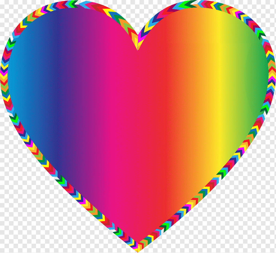 Colored Hearts Clip Art Library