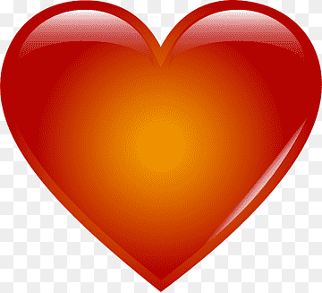 Glossy red heart emoji with gradient shading and highlights, symbolizing love and affection.