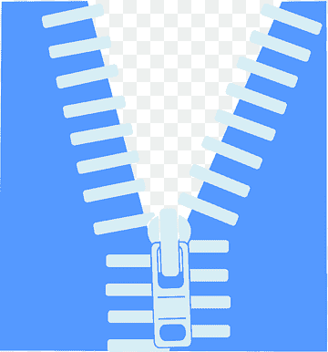 Zipper Icon - Open/Unzip Visual Symbol for UI and Web Design