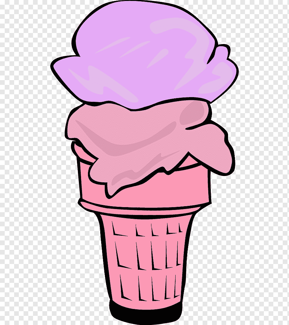 Cute Cartoon Ice Cream Cone - Free PNG Download