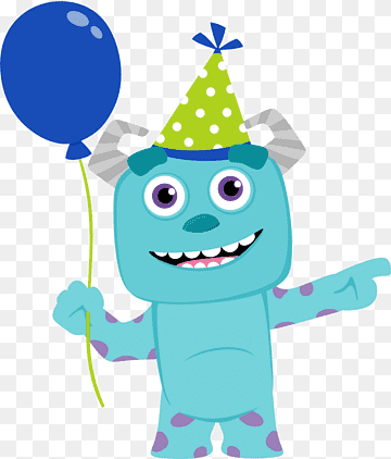 Fun Birthday Monster Cartoon - Free PNG for Party Invitations & Kids Content
