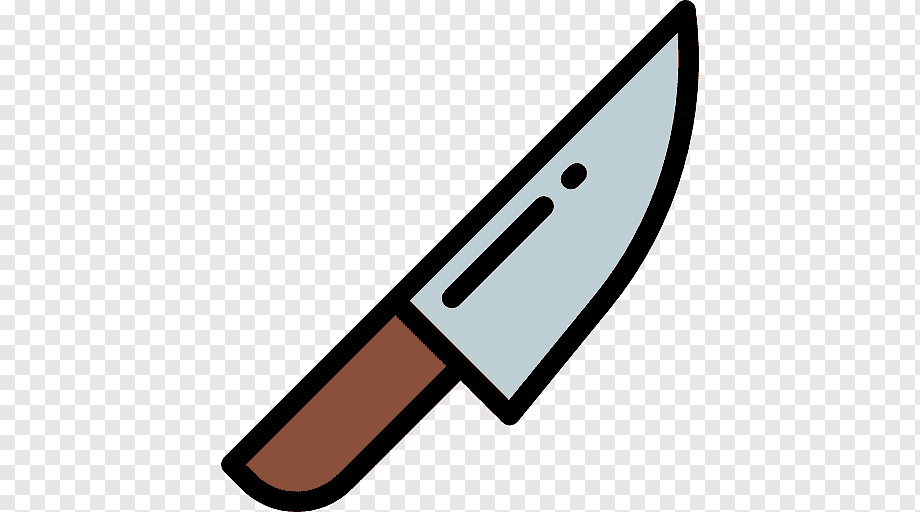 Kitchen Knife Illustration - Clean Vector Clipart for Culinary Content