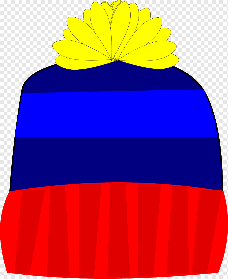 Colorful Striped Winter Beanie with Yellow Pom-Pom - Stylish Cold-Weather Hat