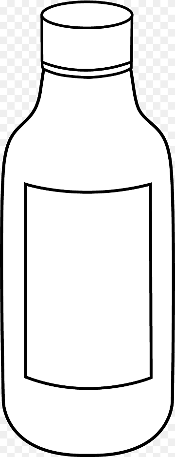 Simple line drawing of a generic unlabeled bottle with cap and label area.
