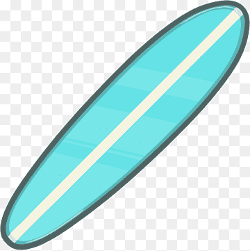 Classic Longboard Surfboard Illustration | Beach & Water Sports Graphics