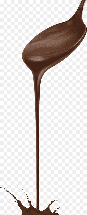 Melted Chocolate Pouring from Spoon - High-Quality Food Imagery