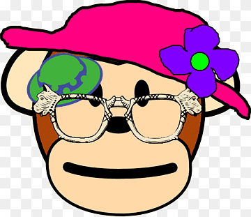 Geeky Monkey Avatar - Fun & Educational Cartoon Character