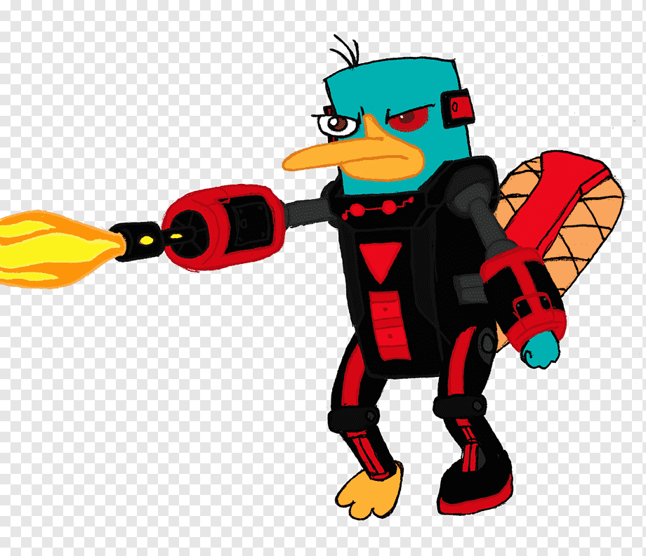 Agent P in High-Tech Combat Gear - Fan Art Illustration