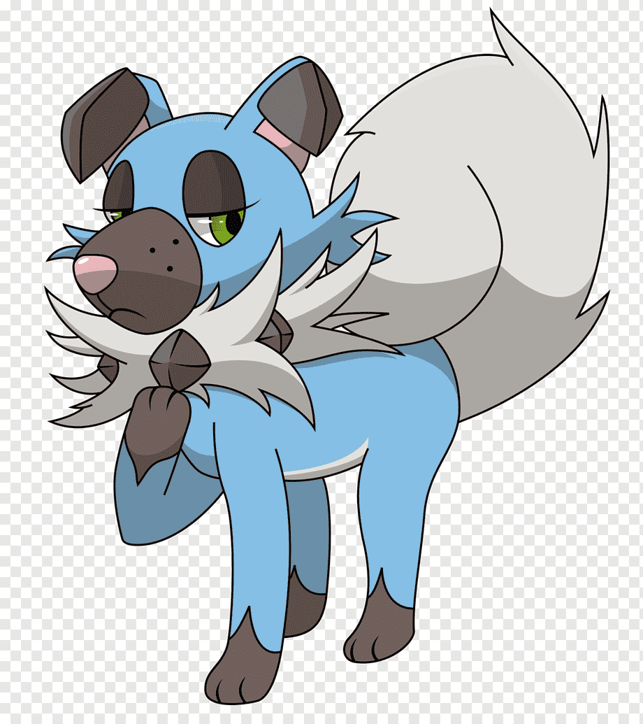 Blue Canine Character Art - Expressive Anthropomorphic Fox/Dog Design