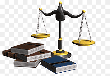 Legal Justice Symbol - Scales and Law Books Illustration
