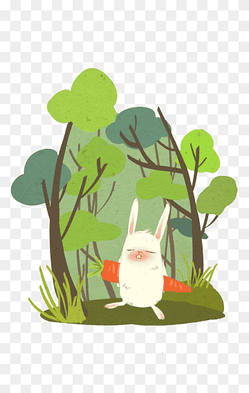 forest bunnys - Clip Art Library