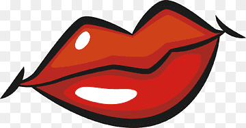 Red Lips Illustration - Bold Graphic for Beauty, Fashion & Design