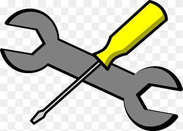 Wrench and Screwdriver Icon - Tool Symbol for Repair, Maintenance & DIY