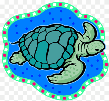 Sea Turtle Illustration - Fun & Educational Marine Life Clipart
