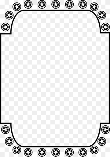 Star-Bordered Frame PNG - Free Download for Design Projects