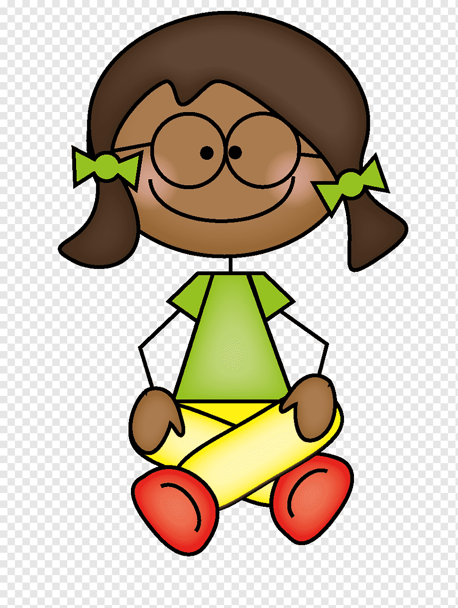Cute Cartoon Girl Illustration - Free Clipart for Educational & Kids’ Content