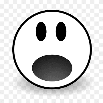 Fearful face emoji clipart. Free download transparent .PNG