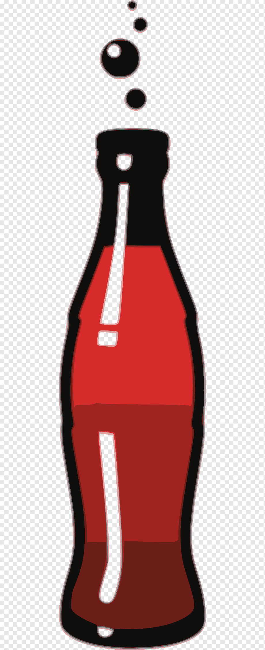 Classic Soda Bottle Illustration - Free PNG Clipart