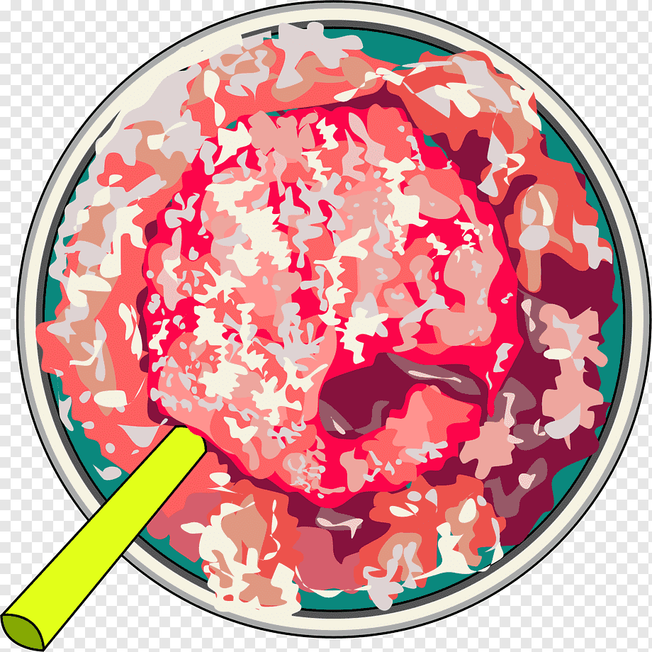 Vibrant Shredded Salad Bowl - Fresh, Artistic Food Illustration