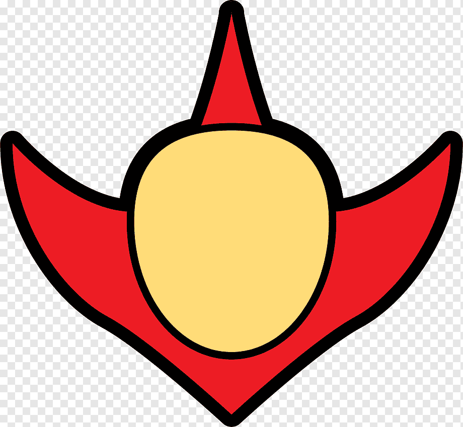 Stylized Red and Yellow Emblem - Vector Graphic for Branding or Gaming Icons